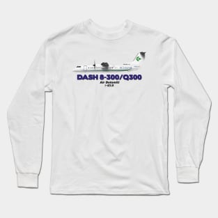 DeHavilland Canada Dash 8-300/Q300 - Air Dolomiti Long Sleeve T-Shirt